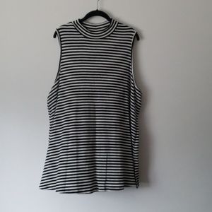 Ava & Viv sleeveless striped tunic womens plus 2x